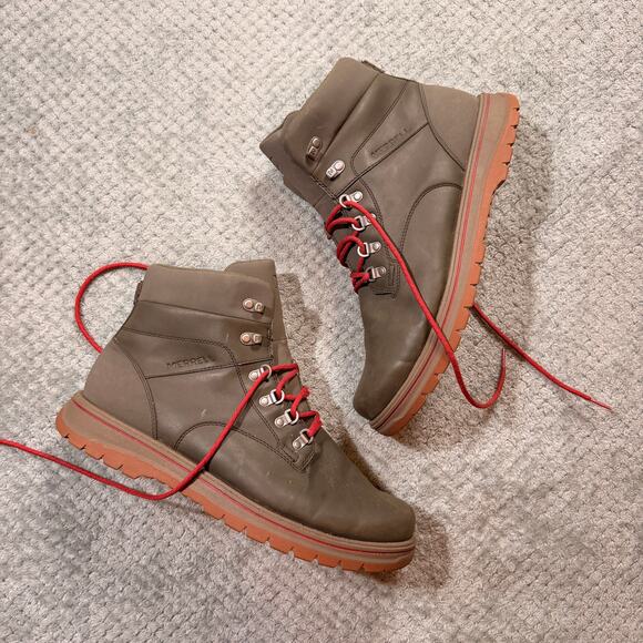 MERRELL Bounder Tall Dusty Olive Trail Laceup Hiking Boots J310953C Mens 15 main image 10